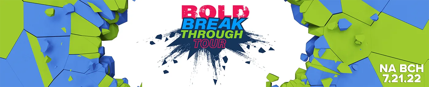 BOLD 3D event banner