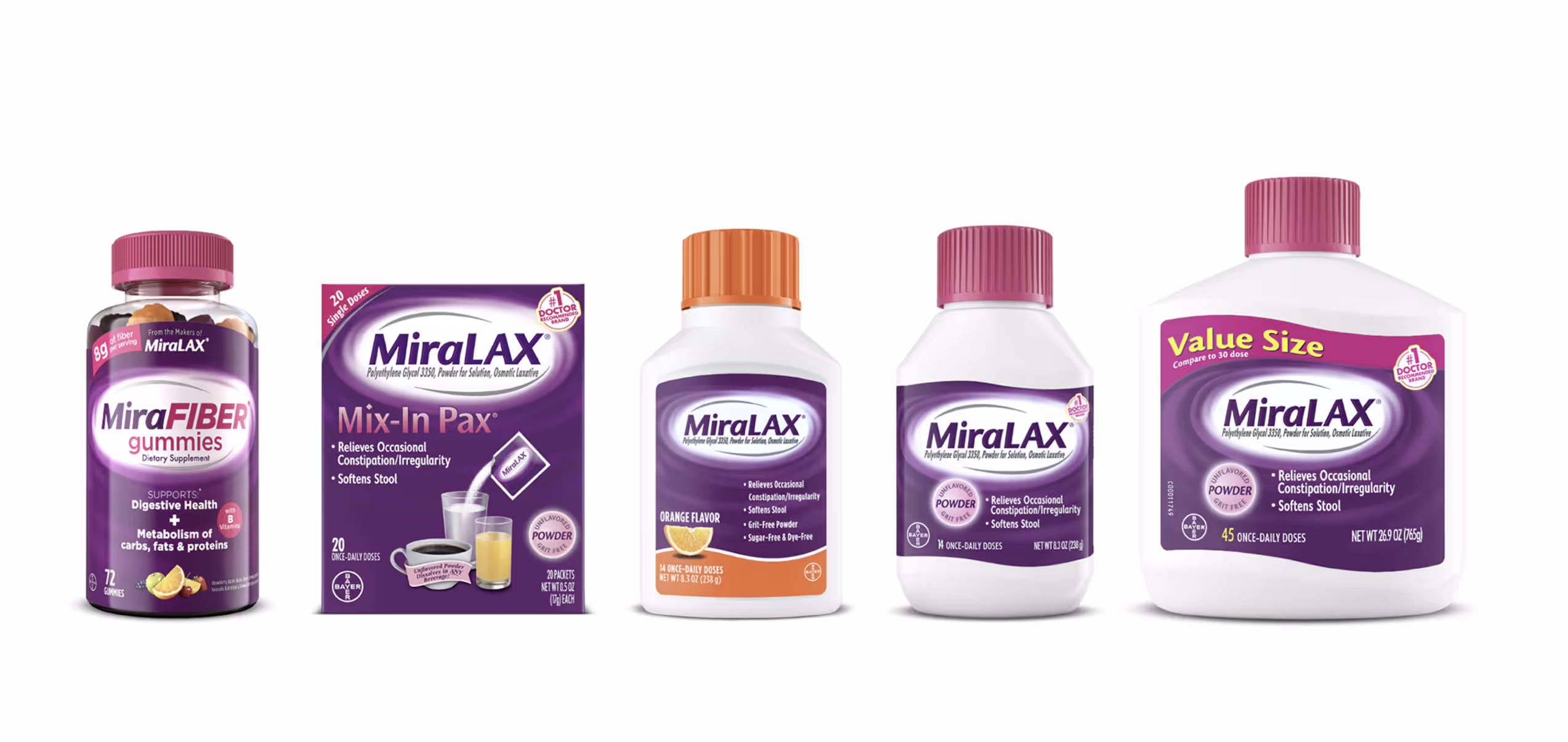 Original MiraLAX packaging before the redesign