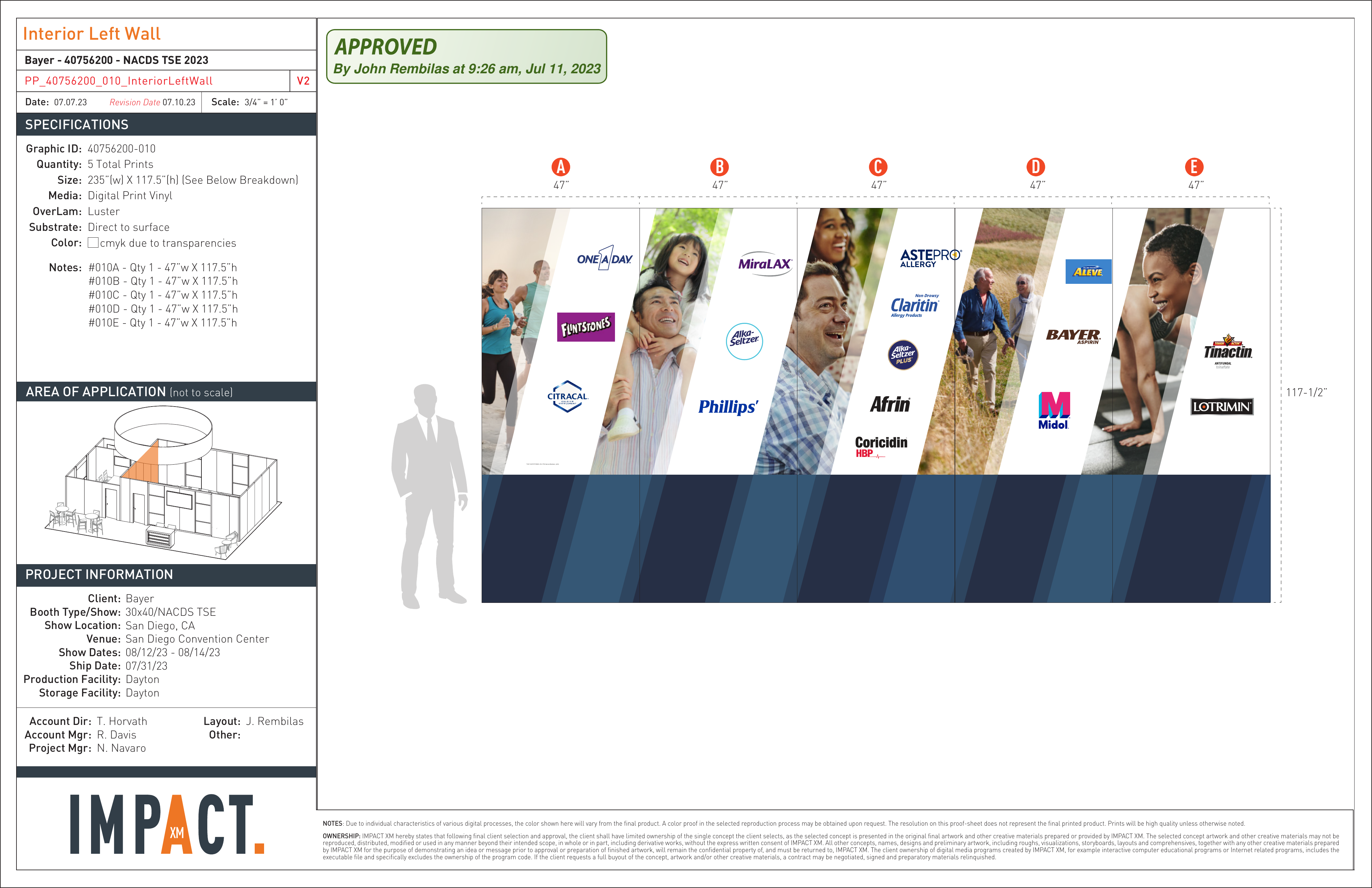 IMPACT XM graphic proof — brand vignette panel 2