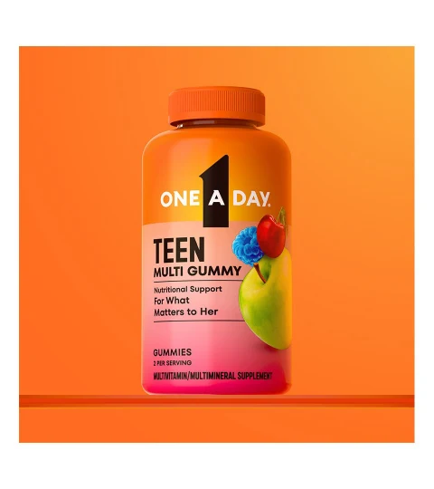 One A Day Teen Multi Gummy photoreal render