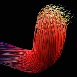 3D particle render