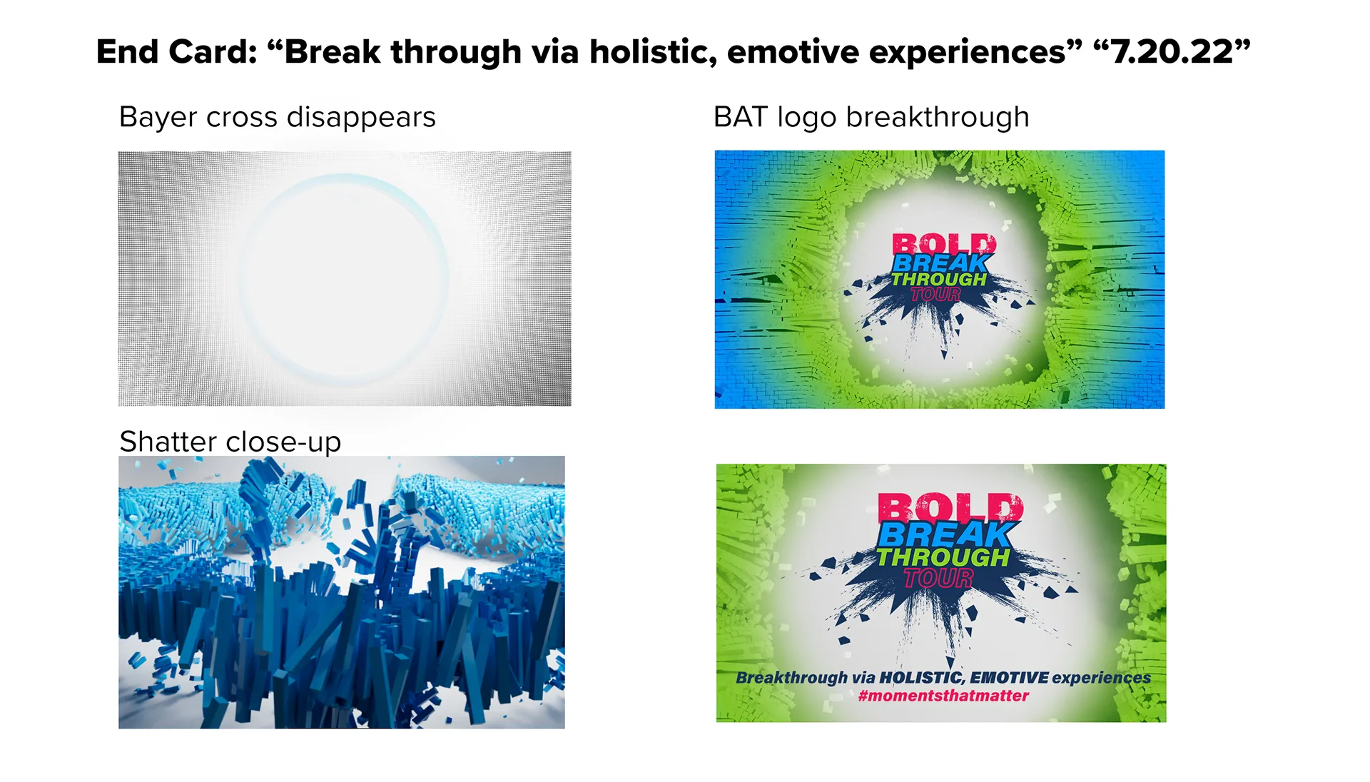 Cinema 4D motion storyboard frame